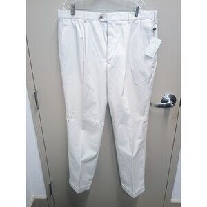 RGM Light Khaki Casual Pants Mens 40x32 Pleatetd Front Cuffed Hem NWT